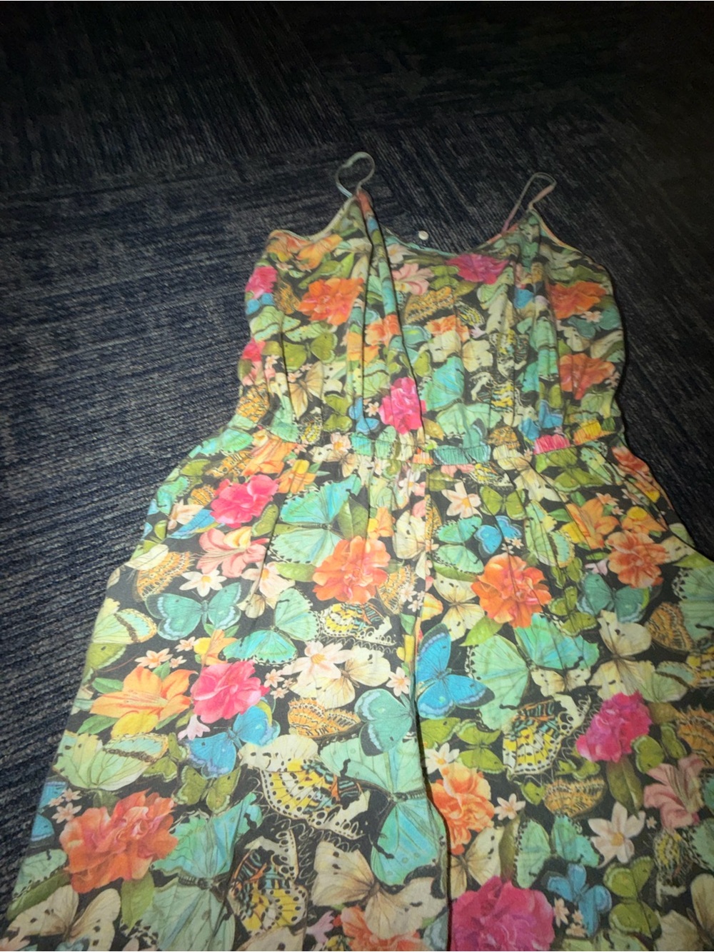 FARM Rio Floral Spaghetti-Strap Jumpsuit - Multi - Picture 3 of 7